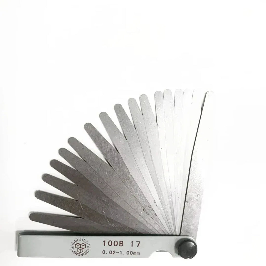 Precisionsmätare 17 Blad - Professionell Ventiljusteringsverktyg 0.02-1.00mm