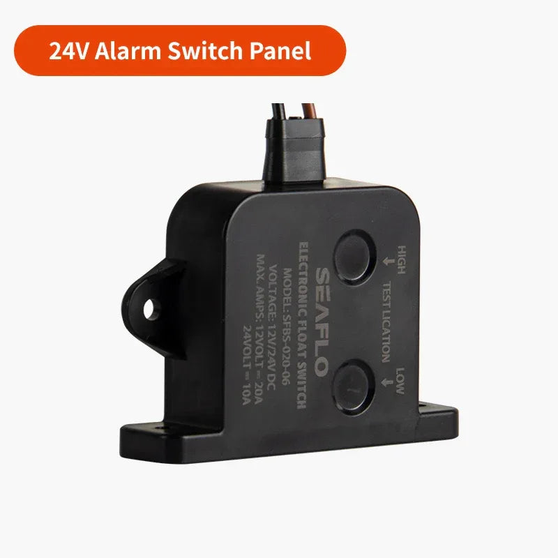 Vattennivåsensor med Automatiskt Larm 24V - Länspump Kontrollsystem 24V 1