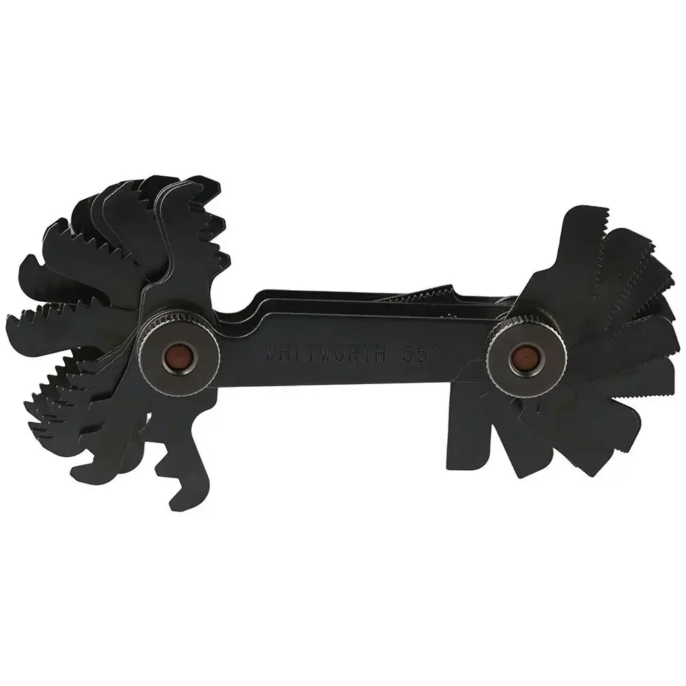 Gängmätare i Rostfritt Stål - Metrisk & Imperial 52 Blad - Professionellt Mätverktyg