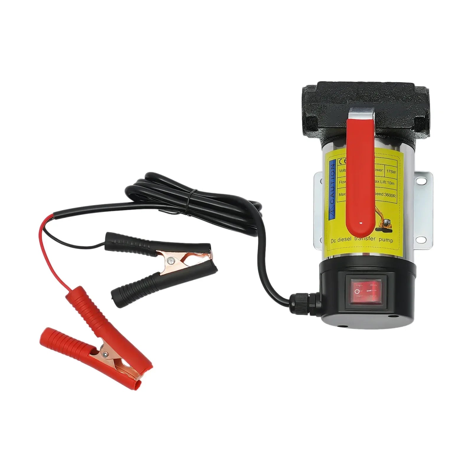 Elektrisk Dieselpump 12V 175W - Automatisk Bränslepump med Pistol 45L/min