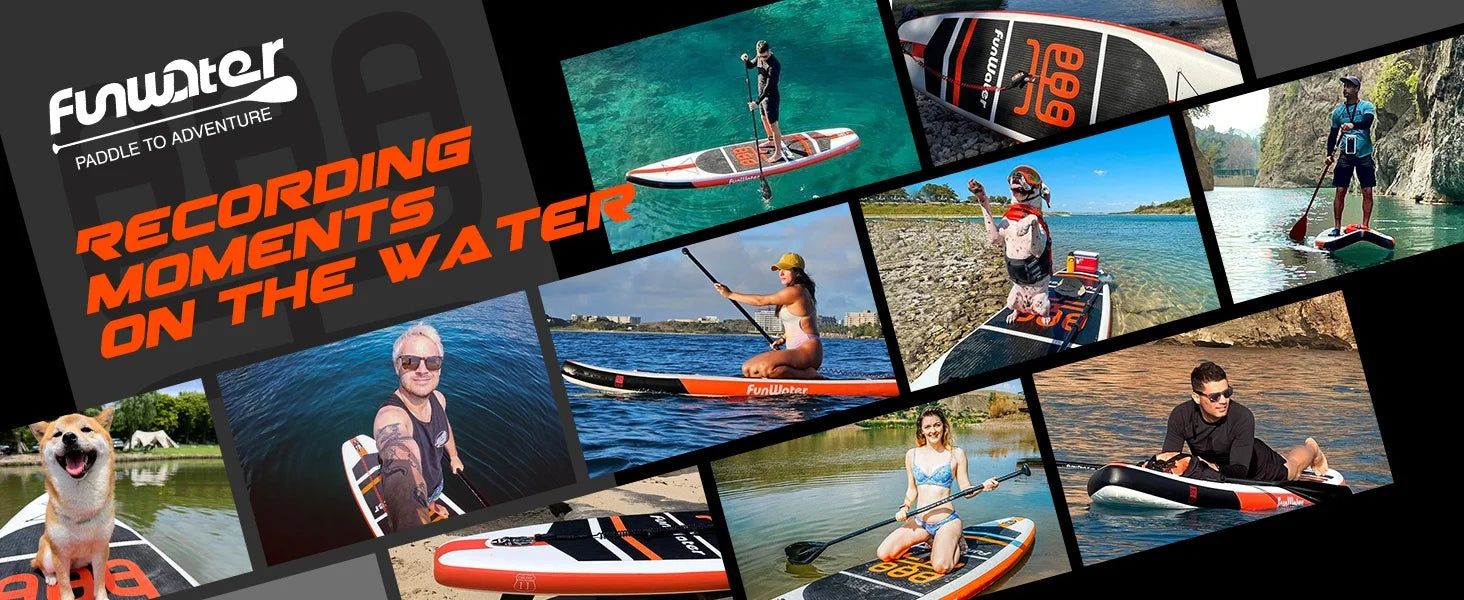 Uppblåsbar SUP Paddleboard - Premium Stand Up Paddle Board för Fiske och Fritid
