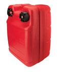 Båt Bränsletank 24L (6 Gallon) - Bärbar Marin Bensinkanister med Bränslemätare för Utombordare röd Poland