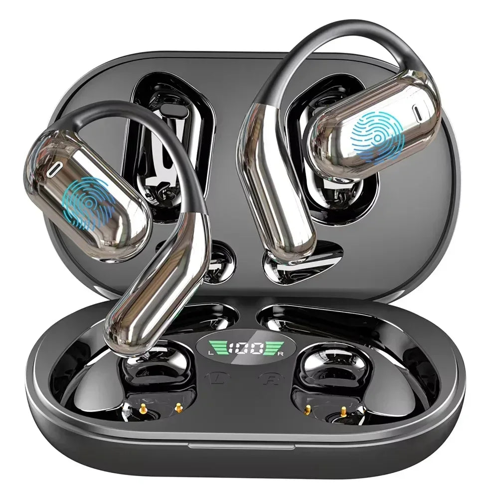 AI Översättningshörlurar 3-i-1 - 144 Språk Bluetooth 5.3 Trådlösa Hörlurar svart BT5.3 hot sale