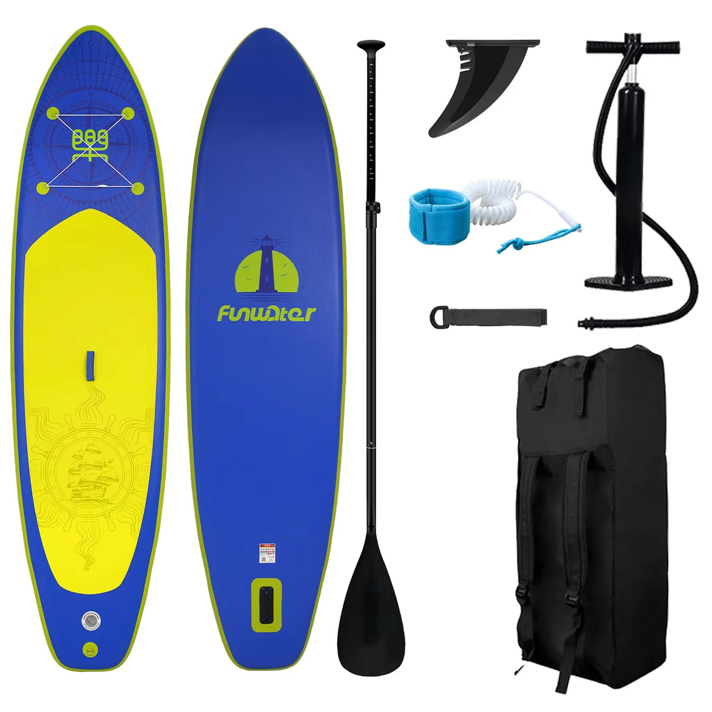 FunWater Uppblåsbar SUP Board - Stand Up Paddling Board för Vattensport SUPFW28A Polen (3–6 dagar)