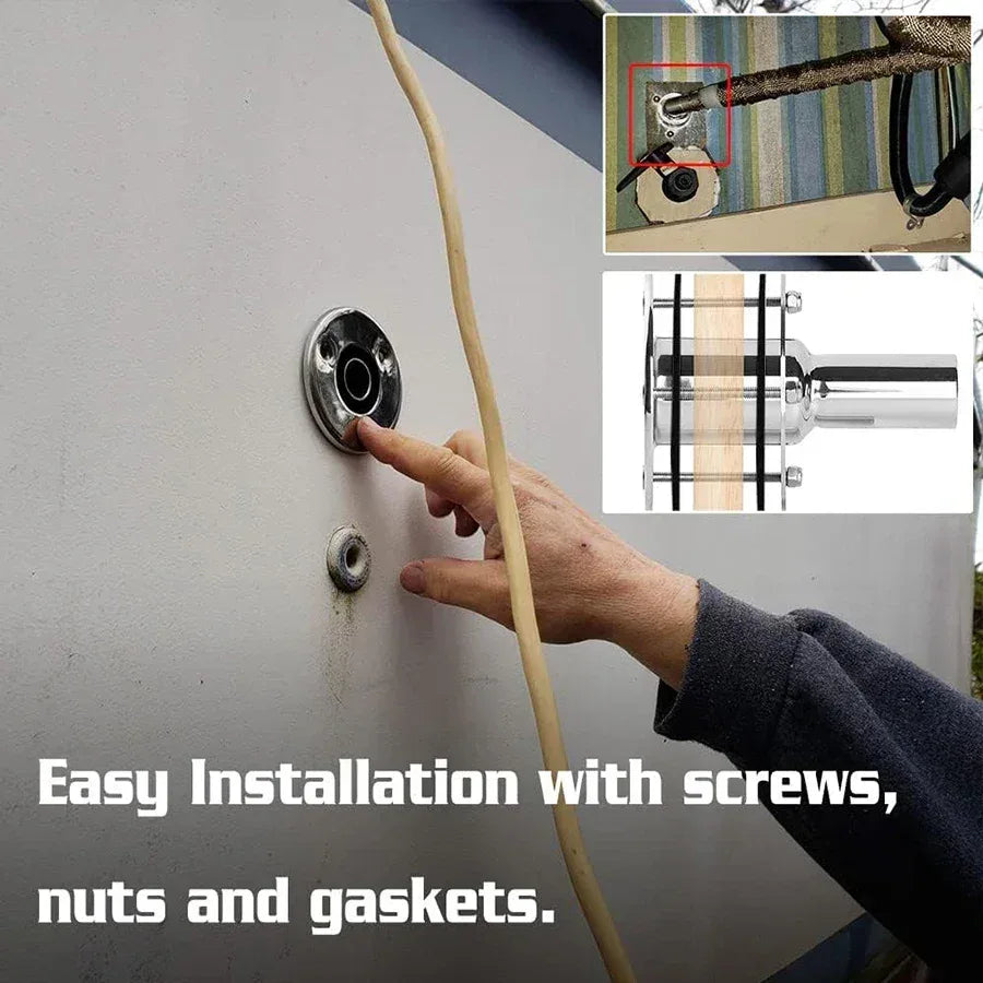 24mm Rostfritt Stål Genomföring för Dieselvärmare - Båt & Marin