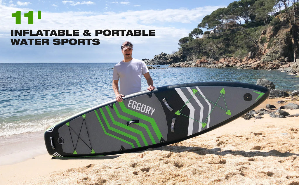 335 cm Uppblåsbar Stand Up Paddle Board 335cm - SUP Set för Vuxna med Kamerafäste