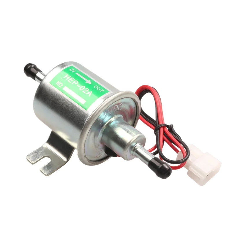 12V Universell Elektrisk Bränslepump HEP-02A – Diesel & Bensin, Lågtryck för Bil, MC & ATV