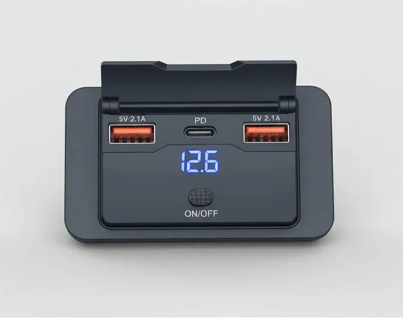 USB-laddare för bil med snabbladdning PD 20W & QC3.0