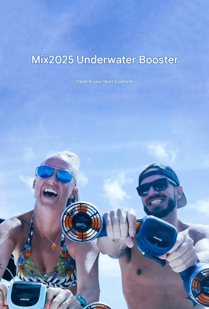 Undervattensscooter med Dubbla Motorer - 2 Hastigheter 1,5m/s