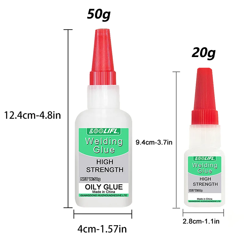 LOOLIFL Extrastark Svetsande Lim 50g - Universellt Metallim för Metall Resin Keramik Glas Trä Plast
