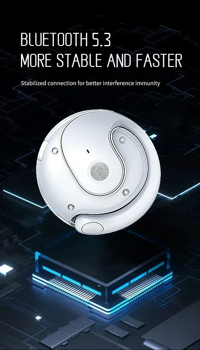 Trådlösa Bluetooth Hörlurar 5.3 - Sport & Gaming Headset med Brusreducering