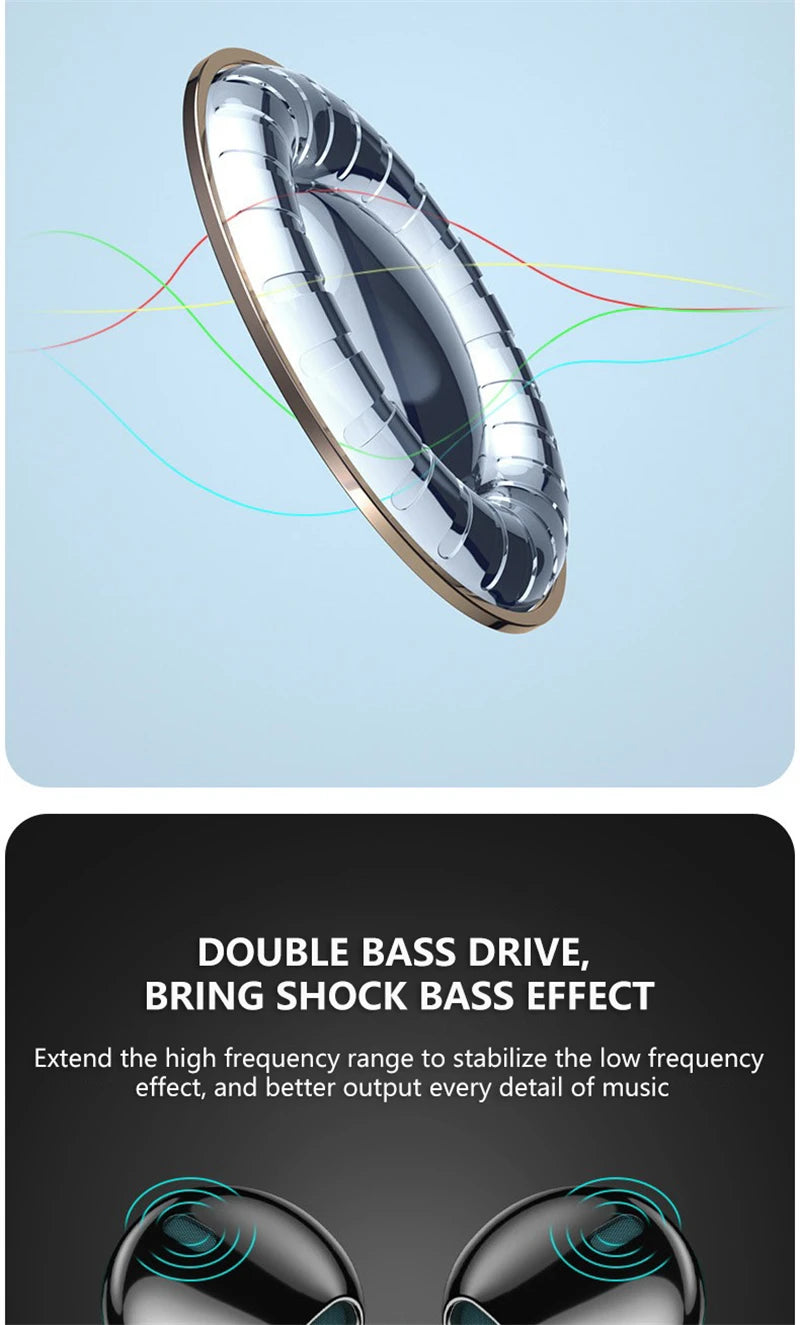 Type-C/3.5mm Kabelanslutna Hörlurar - Dubbel Bass In-Ear med Mikrofon & Karaoke