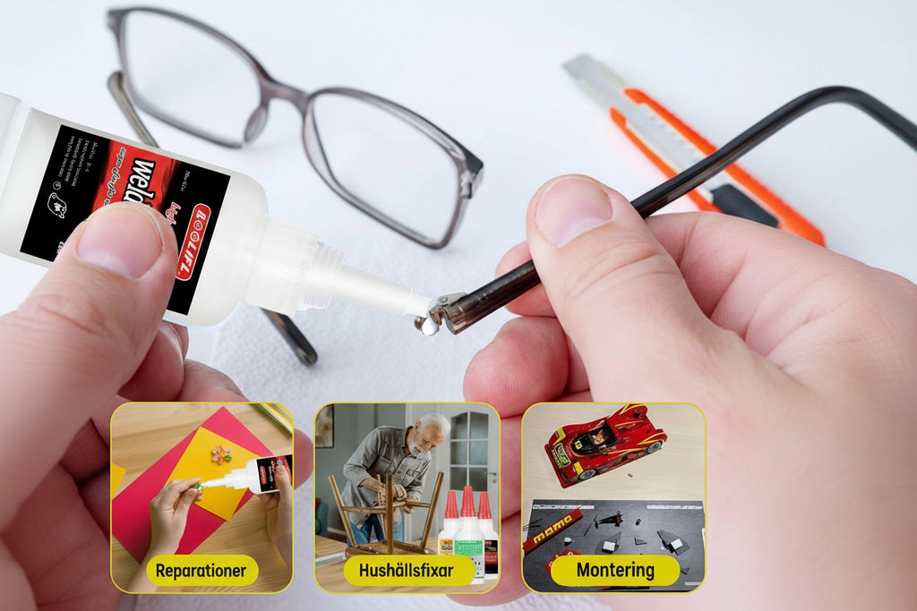 LOOLIFL Extrastark Svetsande Lim 50g - Universellt Metallim för Metall Resin Keramik Glas Trä Plast