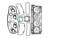 Topplockspackningssats för Volvo Penta AD31 / KAD32 3582435