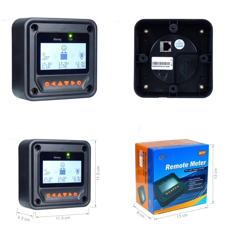 MPPT Solarladdningsregulator 50A–100A – Tracer AN-serien med MT52 Display