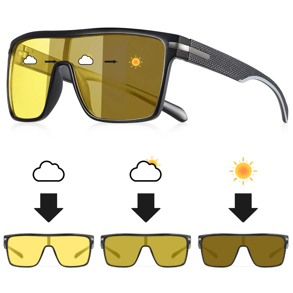 Polariserade Fotokromatiska Solglasögon – Sport & Körning UV400