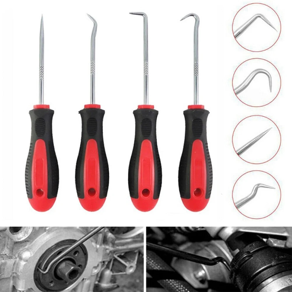 Oljetätning Skruvmejsel 24cm/16cm Bil O-Ring Tätning Packnings Puller Pick Krokar Tätningsverktyg