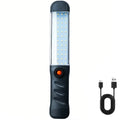Uppladdningsbar LED-arbetslampa med Magnet, 360° Krok & Rött Varningsljus – 3 Ljuslägen, IPX4