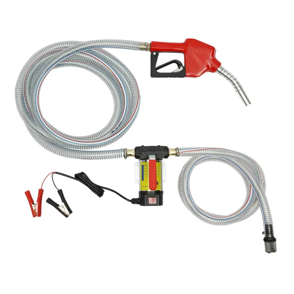 Elektrisk Dieselpump 12V 175W - Automatisk Bränslepump med Pistol 45L/min