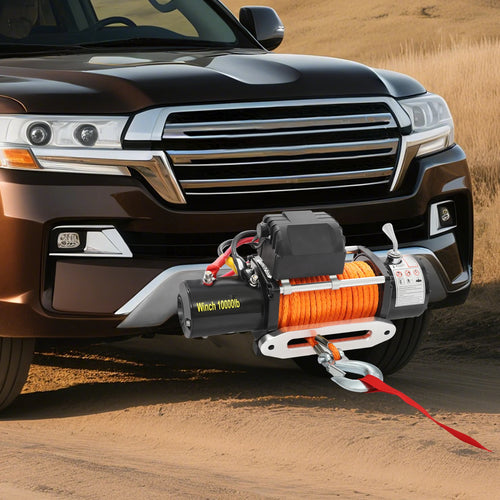 10000LB Electric ATV/UTV Winch| 12V Wired Car Winch w/ 85.3ft Rope| For ATV, UTV, SUV, Pickup, Off-road Vehicle