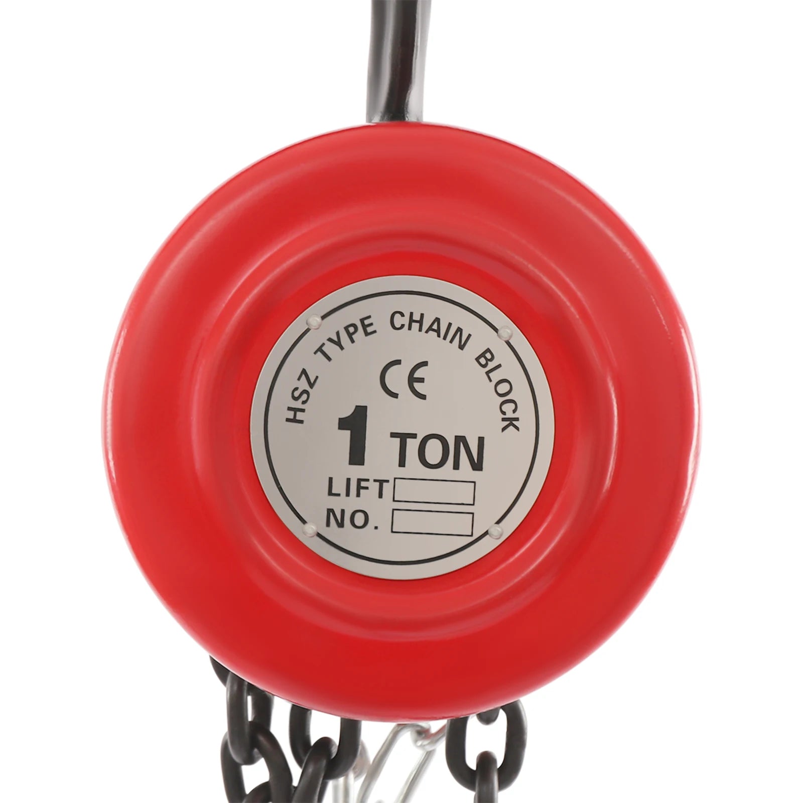 1 Ton 9.84ft Hand Chain Hoist Manganese Steel Industrial Manual Lifting Tool röd 1000 Kg Tyskland