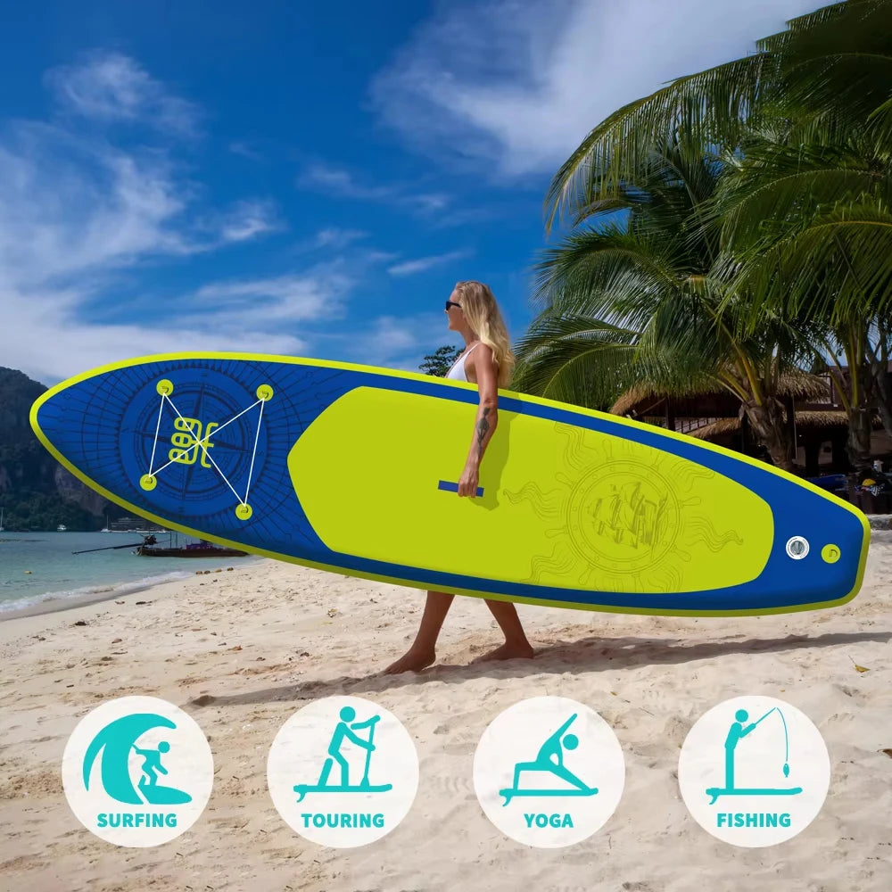 FunWater Uppblåsbar SUP Board - Stand Up Paddling Board för Vattensport