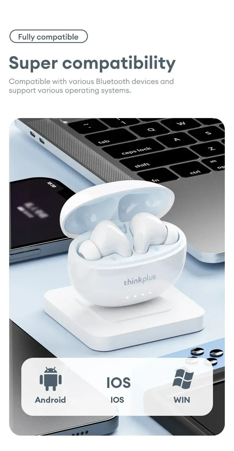 Lenovo LP5 PRO Trådlösa Bluetooth 5.4 Hörlurar - TWS HiFi Gaming Earbuds