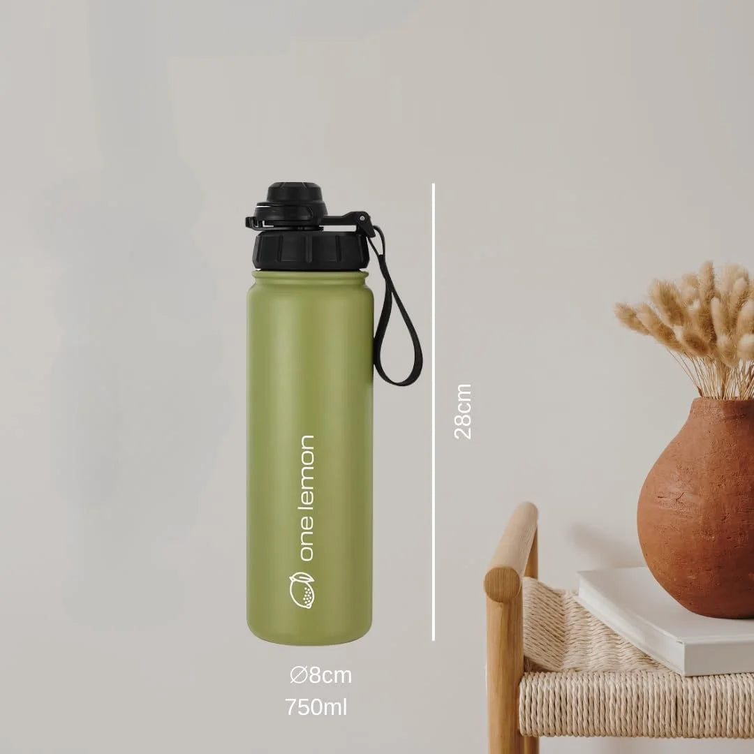 Termos 750ml Rostfritt Stål – Håller Varmt & Kallt | BPA-fri | Grön