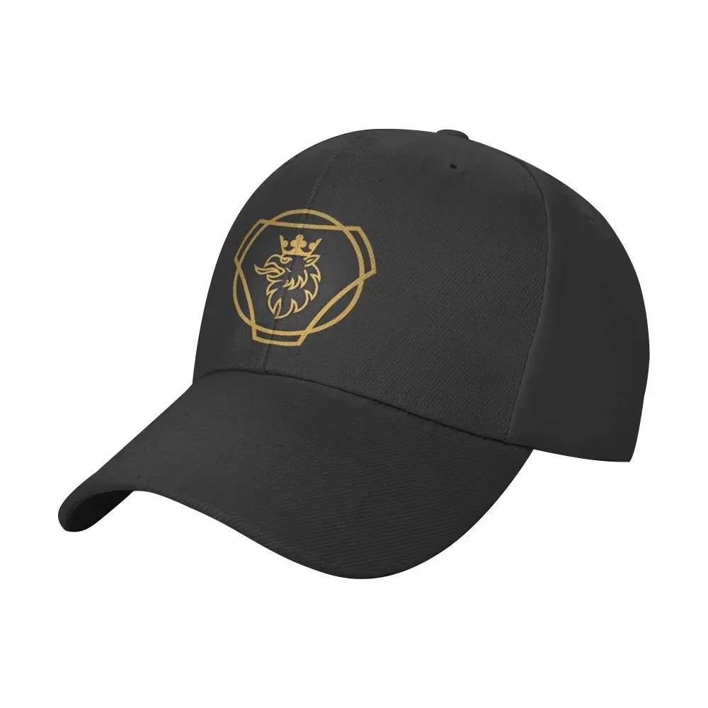 Sverige Lastbil Saab Scania Logo Keps - Andningsbar Dad Hat Snapback