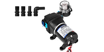 VEVOR 12V Membranvattenpump - Högpresterande Automatisk Pump