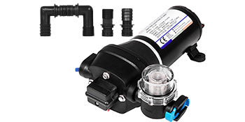 VEVOR 12V Membranvattenpump - Högpresterande Automatisk Pump
