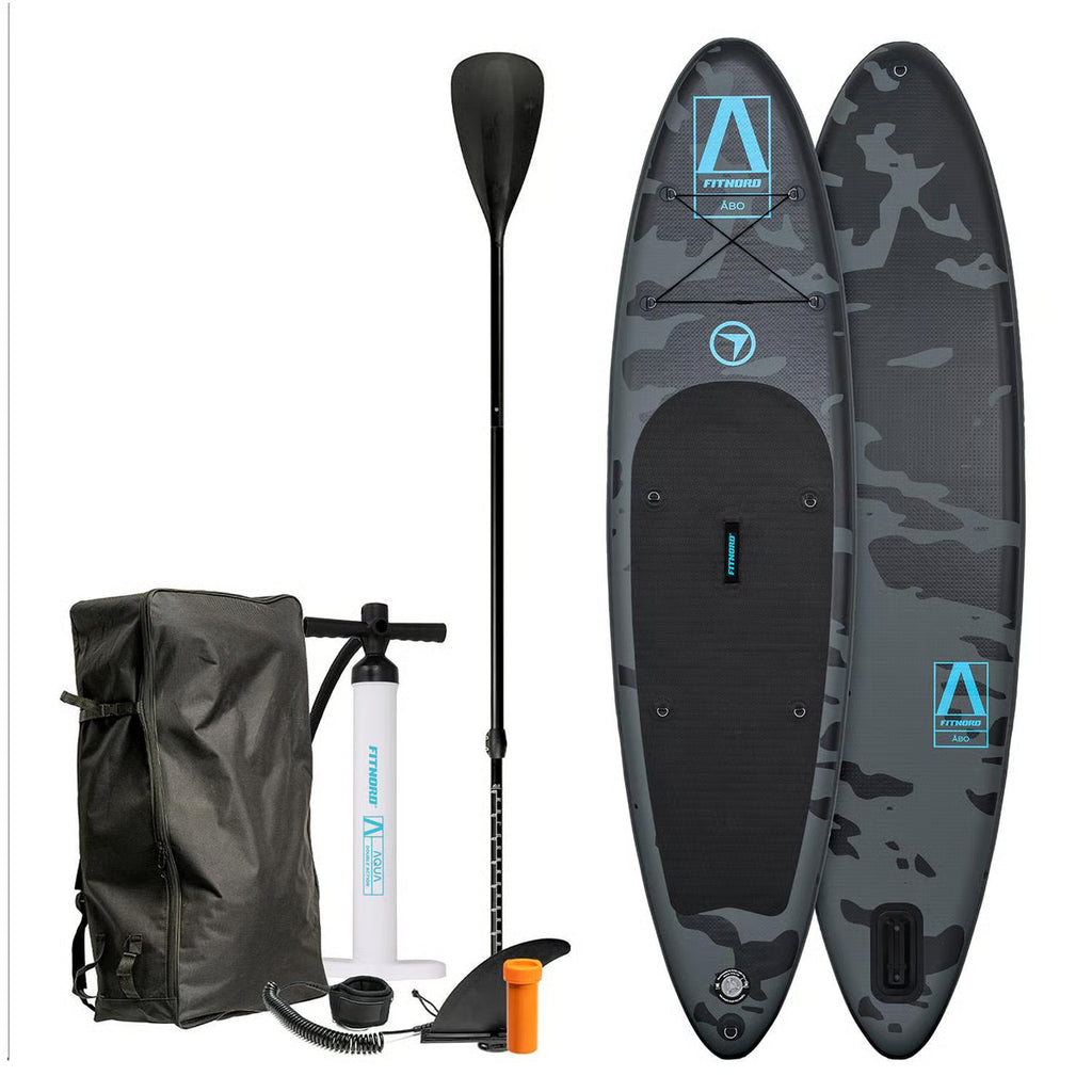 Smal och lätt FitNord Aqua Lite SUP-brädset – oslagbart pris-prestandaförhållande för att börja med SUP-paddling!