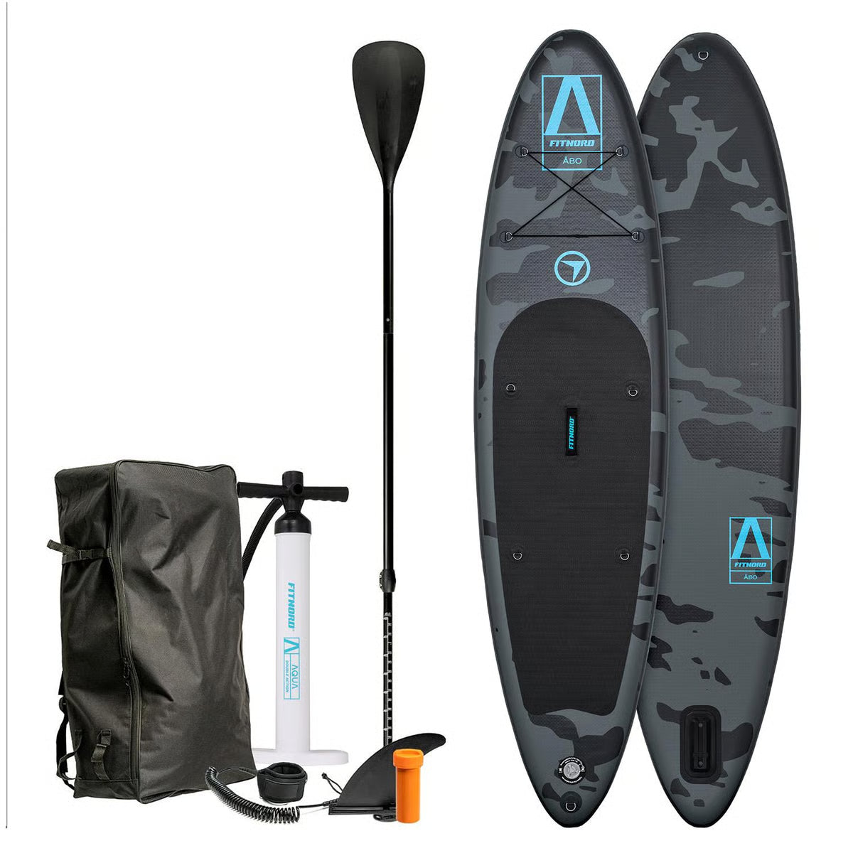 Smal och lätt FitNord Aqua Lite SUP-brädset – oslagbart pris-prestandaförhållande för att börja med SUP-paddling!