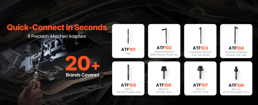 7.5L Transmissionsvätskepump - Manuell Vätskeöverföring med 8 ATF-adaptrar