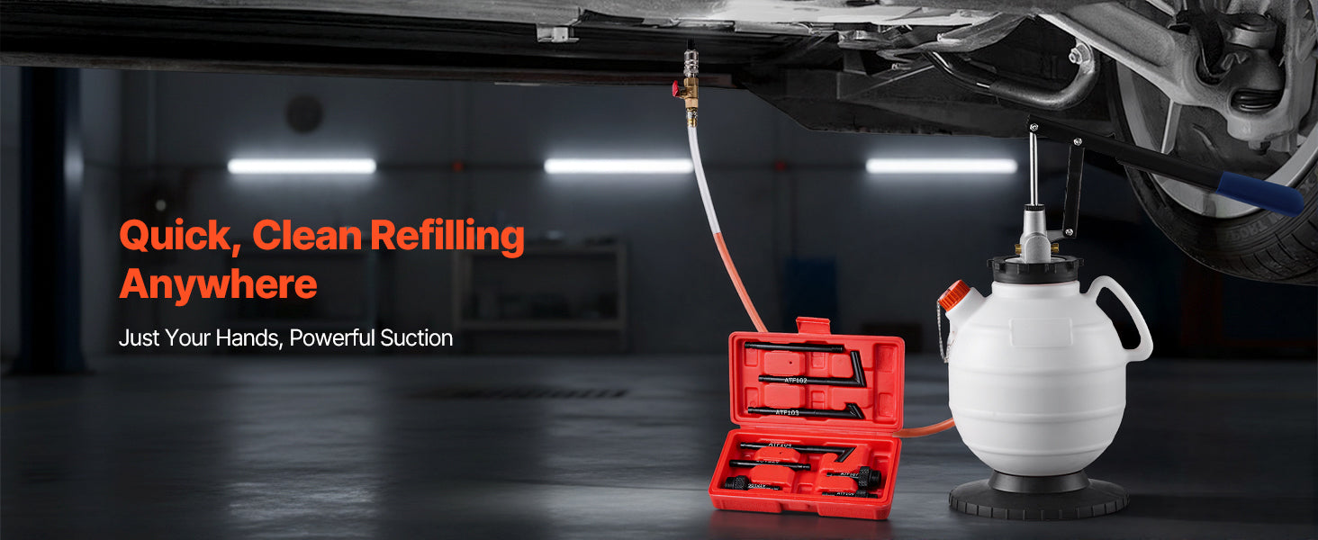 7.5L Transmissionsvätskepump - Manuell Vätskeöverföring med 8 ATF-adaptrar